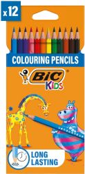 Bic Kids Evolution Resin Colouring Pencils Assorted Pack of 12