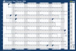 Sasco 2013 Unmounted Compact Year Planner 405 x 610 mm
