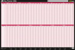 Sasco 2013 Mounted Day Planner 610 x 915 mm 