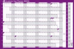 Sasco 2013 Mounted Academic Year Planner 610 x 915 mm