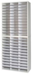Fellowes Literature Sorter Melamine Laminated Shell 72 Compartments H1776xw737xd302mm