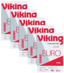 Extra White 80gsm Flipchart Pads 5 PK