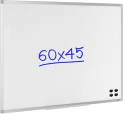 Office Depot Aluminium Frame Enamel Whiteboard 450H x 600Wmm