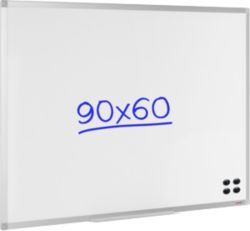 Office Depot Aluminium Frame Enamel Whiteboard 600H x 900Wmm