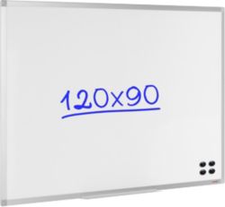 Office Depot Aluminium Frame Enamel Whiteboard 900H x 1200Wmm