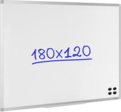 Office Depot Aluminium Frame Enamel Whiteboard 1200H x 1800Wmm 39 ft x 59 ft