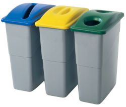 Slim Jim Recycling Bin Lid Yellow