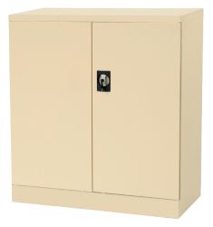 RS Pro Steel 2 Door Cupboard Cream 1000H x 950W x 450Dmm