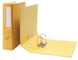 Acco Eastlight Colorado Lever Arch File Yellow Foolscap 80mm