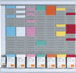 Nobo T Card Metal Planning System