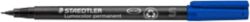 Staedtler Lumocolor Permanent Markers Super Fine Point Black 10pk