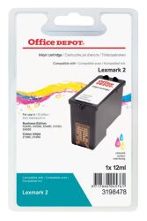 Office Depot Compatible Lexmark No2 Colour Ink Cartridge 18C0190