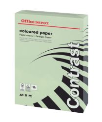 Office Depot A3 Coloured Paper Green 80gsm 500 Sheets Per Ream