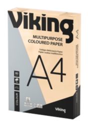 Office Depot A4 Coloured Paper Salmon 80gsm 500 Sheets per Ream