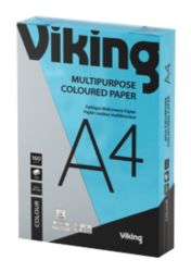 Office Depot A4 Coloured Paper Intense Blue 160gsm 250 Sheets Per Pack