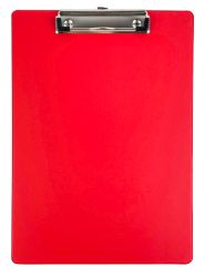 Office Depot A4 Single Clipboard Red