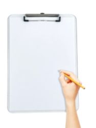 Office Depot A4 Acrylic Clipboard Clear
