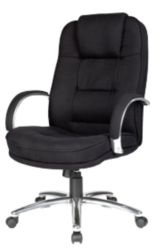 Rome Executive Office Chair Fabric Black