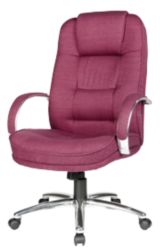 Rome Executive Office Chair Fabric Red
