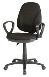 RS To Go Jura Permanent Contact Operator Chair Fabric Black