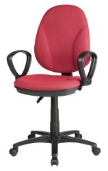RS To Go Jura Permanent Contact Operator Chair Fabric Burgundy