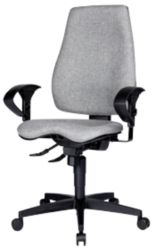 RS Pro Eiger Synchro Operator Chair Fabric Grey