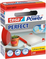 Tesa Extra Power Cloth Tape Red 19mm x 275m