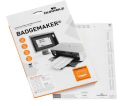 Durable Badgemaker Inserts 40 x 75mm Pack of 240