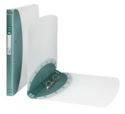 Hermes Polypropylene 2 Ring Binder A4 Metallic Green