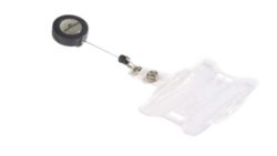 Durable Security Pass Holder and Reel 10 Per Pack 