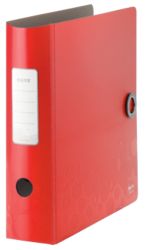 Leitz Active Bebop 180 Polypropylene Lever Arch File 75mm Red