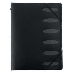 Office Depot Eco Divider Book 6 Tabs Black