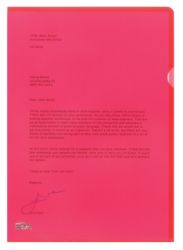 Office Depot Cut Flush Folders Red A4 120m Pk 100