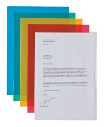 Office Depot Deluxe Cut Back Folders Assorted A4 145M Pack of 25