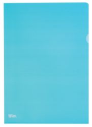 Office Depot Deluxe Cut Flush Folders Blue A4 145M Pack of 25