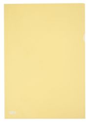 Office Depot Deluxe Cut Flush Folders Yellow A4 145M Pack of 25