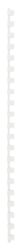 Office Depot Plastic Binding Combs 21 Ring White 8mm 45 Sheet Capacity A4 100 Per Pack