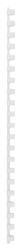 Office Depot Plastic Binding Combs 21 Ring White 10mm 65 Sheet Capacity A4 100 Per Pack