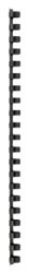 Office Depot Plastic Binding Combs 21 Ring Black 12mm 95 Sheet Capacity A4 100 Per Pack