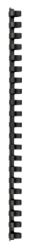 Office Depot Plastic Binding Combs 21 Ring Black 16mm 145 Sheet Capacity A4 100 Per Pack