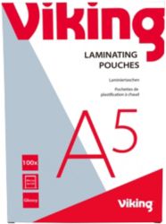 Office Depot Laminating Pouches 250 Micron A5 Clear Gloss Pack of 100