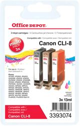 Office Depot Compatible Canon CLI 8 Ink Tank 3 Colour 