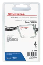 Office Depot Compatible Epson T080140 Black inkjet Cartridge