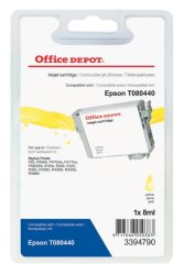 Office Depot Compatible Epson T080440 Yellow inkjet Cartridge