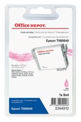Office Depot Compatible Epson T080640 Light Magenta inkjet Cartridge
