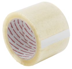 Office Depot Industrial Tape Clear 75mm x 66m 4 Rolls Per Pack