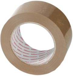 Office Depot Heavy Duty Low Noise Tape Brown 50mm x 100m 6 Rolls Per Pack