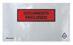 Office Depot Document Enclosed Envelopes DL 220 x 110mm Printed 1000 Per Box