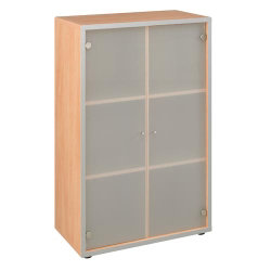 Doors for 6 and 10 compartment bookshelf STRIPE Glass clear 
