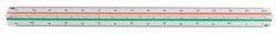 Office Depot Plastic Triangular Scale Ruler 1 125